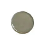 image of Turgla T-AFRMOS27DZ-6 Moss Round China Plate, 10.75" Diameter, Organic Green Vitrified Porcelain