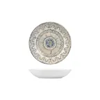 image of Turgla T-AZFL23CK-6 Azora Deep Plate, 9" Diameter x 1.75" Height, 34 oz, Round Porcelain Vitrified