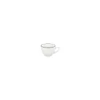 image of Turgla T-HAMKBZT01CF-12 Kario Cup, 4" Dia x 2.75" H, 7 oz Round Warm White Vitrified Porcelain