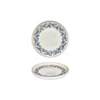image of Turgla T-KRAHL19RD-6 Kario Round China Plate, 7.5" Diameter, Blue Vitrified Porcelain