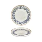 image of Turgla T-KRAHL23RD-6 Kario Round China Plate, 9" Diameter, Porcelain, Blue Vitrified Finish