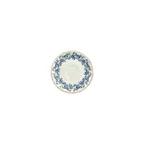 image of Turgla T-KRAZT01CT-24 Kario Round China Saucer, 6.25" Diameter, Blue Vitrified Porcelain