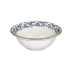 image of Turgla T-KRAZT18KS-12 - 7" Round Blue Porcelain Bowl, 22 Oz, Vitrified Finish - 1/Each