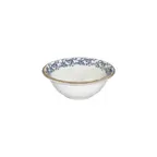 image of Turgla T-KRAZT22KS-6 Kario Round Bowl, 8.75" Dia x 3" H, 42 Oz Porcelain, Blue - 1/Each