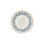 image of Turgla T-KRAZT25DZ-12 Kario Round China Plate, 9.75" Diameter, Blue Vitrified Porcelain