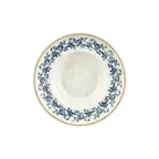 image of Turgla T-KRAZT27CK-6 Kario Deep Plate, 10.75" Dia x 2.5" H, 17 oz, Round Porcelain, Blue Vitrified