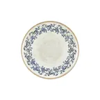 image of Turgla T-KRAZT27DZ-12 Kario Round China Plate, 10.75" Diameter, Blue Vitrified Porcelain Dinnerware