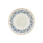 image of Turgla T-KRAZT32PZT-6 Pizza Plate, 12.5" Round Porcelain Plate, Blue Vitrified Finish - 1/Each