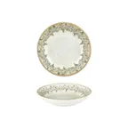 image of Turgla T-OLVFL23CK-6 Oliva Deep Round China Plate, 9" x 1.75" , 34 oz, Green Vitrified Porcelain