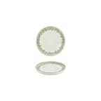 image of Turgla T-OLVHL16RD-6 - Oliva Round China Plate, 6.25" Diameter, Porcelain, Green Vitrified Finish