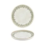 image of Turgla T-OLVHL27RD-6 Oliva Round China Plate, 10.75" Diameter, Green Vitrified Porcelain