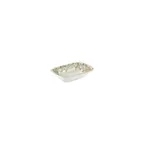 image of Turgla T-OLVZT16DKY-12 Oliva Deep Rectangular Plate, 6.25" x 4.25" Porcelain, Green Vitrified Finish