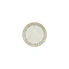 image of Turgla T-OLVZT19DZ-12 Oliva Round China Plate, 7.5" Diameter, Porcelain, Green Vitrified Finish
