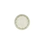 image of Turgla T-OLVZT19KNS-12 Olivia Saucer, 7.5" Diameter Round Green Porcelain Vitrified Cupware