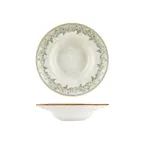 image of Turgla T-OLVZT27CK-6 Oliva Deep Round Plate, 10.75" Dia x 2.5" H, 17 oz, Green Vitrified Porcelain