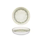 image of Turgla T-ROLVCP23CK-6 Deep Round Plate, 9" Dia x 2" H, 42 oz Green Vitrified Porcelain