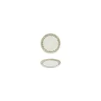 image of Turgla T-ROLVHL11CK-24 Oliva Round Plate, 4.25" Dia x 1" H, Porcelain, Green Vitrified Finish