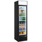 image of Unity U-17M Merchandiser Refrigerator – 16.5" W, 5.12 cu ft, Black, Bottom‑Mounted, 1/6 HP, R290