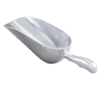 image of Vollrath 46890 Cast Aluminum Ice Scoop, 5‑Oz Capacity, 4‑3/4" × 2‑3/8" Bowl, NSF Certified