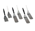 image of Vollrath 4808720 Stainless Steel Turner, 6" Blade x 3" Wide, Nylon Handle, Heat‑Resistant to 450°