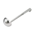 image of Vollrath 4980445 4‑Oz Ladle, 12‑5/8" Gray Kool‑Touch™ Handle, 18/8 Stainless Steel Bowl, NSF Certified