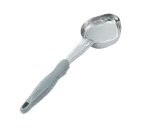 image of Vollrath 6412445 Spoodle® Spoon, 4 oz Oval Bowl, Gray Nylon Handle, 18/8 Steel, NSF Certified