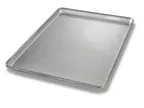 image of Chicago Metallic Bakeware 40846 Sheet Pan 12.5"×25.9" Perforated 16‑Ga Aluminum AMERICOAT Glaze USA