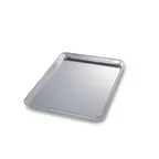 image of Chicago Metallic Bakeware 40850 Half-Size Sheet Pan, 12-7/8" x 17-3/4", 18ga Aluminum, Uncoated Finish