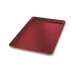 image of Chicago Metallic Bakeware 40938 - Bakery Display Tray, 12" x 18" x 1", Red 16‑Gauge Aluminum Rim