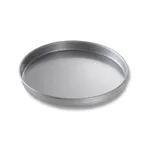 image of Chicago Metallic 41018 - 10" Round Cake Pan, 1" Deep, 43.5 oz, Steel, AMERICOAT® Silicone Glaze, USA