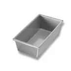 image of Chicago Metallic Bakeware 41065 Loaf Pan – 8" x 4" x 2.5", 26‑Gauge Aluminized Steel, Non‑PFAS