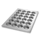 image of Chicago Metallic 43395 Strawberry Shortcake Muffin Pan, 17½" x 25¾" 24‑Cup 6 oz Steel - 1/Each