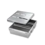 image of Chicago Metallic Bakeware 44645 Cover for 16‑19" Pullman Pan, Steel, AMERICOAT® Glaze, Non‑PFAS, USA