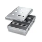 image of Chicago Metallic 44695 Cover, 20"-29" Lid, 26‑Gauge Aluminized Steel, Silicone Glaze, USA Made