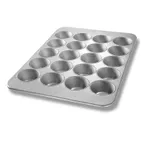 image of Chicago Metallic Bakeware 44705 - Muffin Pan, 17½" x 25¾", 20 Cup, Steel, AMERICOAT® ePlus Glaze, USA