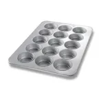 image of Chicago Metallic Bakeware 45305 Mini Cake Pan, 17‑7/8" x 25‑7/8", 15 4‑1/4" Cakes, Steel, ePlus Glaze