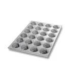 image of Chicago Metallic Bakeware 45525 Cupcake Pan, 14‑1/16" x 20‑11/16", 24 2‑3/4" Cupcakes, 3.8 oz, Aluminized Steel,