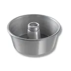 image of Chicago Metallic Bakeware 46545 Angel Food Cake Pan, 9" x 4" Deep, 116 oz, 15‑Gauge Aluminum, Glaze
