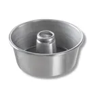 image of Chicago Metallic Bakeware 46555 Angel Food Cake Pan, 9-3/8" x 4" Deep, 128 oz, ePlus Glaze - 1/Each