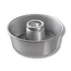 image of Chicago Metallic Bakeware 46565 Angel Food Cake Pan, 10" x 3-3/4" 144oz Aluminum - 1/Each