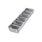 image of Chicago Metallic Bakeware 46925 - 6‑Pan Bread Set, 6”x25‑7/8”, 26‑Gauge Aluminized Steel, 6/Set