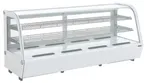 image of Hubert 127338 Refrigerated Bakery Display Case, 60"W x 22.4"D x 27"H, 7.06 Cu. Ft., White