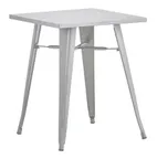 image of Hubert 13085 Outdoor Table, CenPro Table, 36"W x 35-1/2"D x 30"H, Weather-Resistant Steel