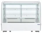 image of Hubert 192790 - Kratos 29C-007 Refrigerated Bakery Display Case, 34.6"W x 22.4"D x 27"H, 3 cu ft, White