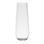 image of TableCraft Products 13260 - Champagne 10 oz Stemless Flute Glass, 2.375" Dia x 6.25" H, Clear Tritan