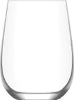 image of RAK Porcelain 790361Y Stemless Wine Glass, 12.2 oz, 2.48" Dia x 3.9" H, Non‑Tempered Glass, 24/Case