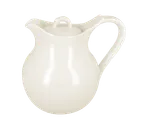 image of RAK Porcelain ANCP100 - 33.8oz Anna Coffee Pot with Lid, Porcelain, Oven/Microwave Safe - 1/Case
