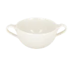 image of RAK Porcelain ANCS36 - 12 oz Soup Cup with Handles, Oven/Microwave/Dishwasher Safe - 12/Case