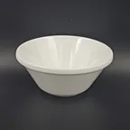 image of RAK Porcelain ASBASB12 Round Salad Bowl, 8 oz (4" Dia. x 2.3" H), White, Stackable - 12/Case