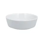 image of RAK Porcelain ASBW12 Access Bowl, 4" Round 11 oz White Porcelain, Stackable, Oven Safe - 12/Case